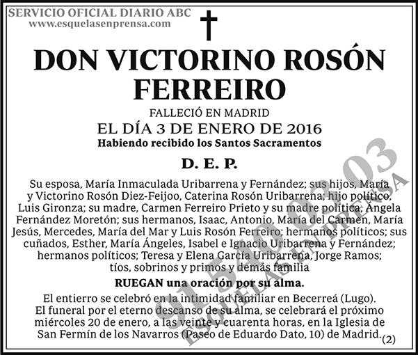 Victorino Rosón Ferreiro
